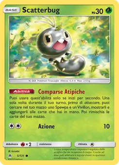 Carta Scatterbug dell'espansione Apocalisse Di Luce, numero 5/131
