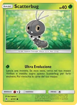 Carta Scatterbug dell'espansione Apocalisse Di Luce, numero 6/131