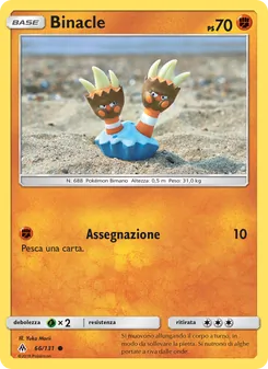 Carta Binacle dell'espansione Apocalisse Di Luce, numero 66/131