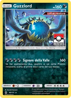 Carta Guzzlord dell'espansione Apocalisse Di Luce, numero 80/131