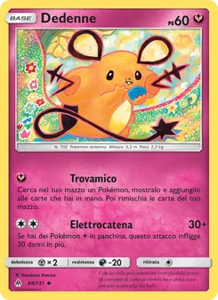 Carta Dedenne dell'espansione Apocalisse Di Luce, numero 88/131