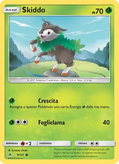 Carta Skiddo dell'espansione Apocalisse Di Luce, numero 9/131