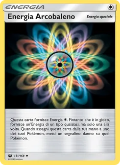 Carta Energia Arcobaleno dell'espansione Tempesta Astrale, numero 151/168