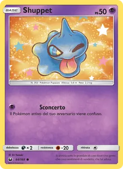 Carta Shuppet dell'espansione Tempesta Astrale, numero 64/168