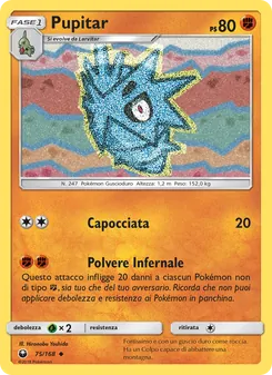 Carta Pupitar dell'espansione Tempesta Astrale, numero 75/168