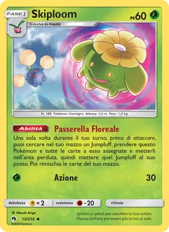 Carta Skiploom dell'espansione Tuoni Perduti, numero 13/214