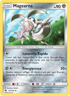 Carta Magearna dell'espansione Tuoni Perduti, numero 131/214