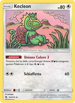Carta Kecleon dell'espansione Tuoni Perduti, numero 162/214