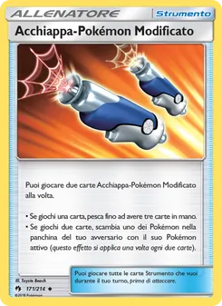 Carta Acchiappa-Pokémon Modificato dell'espansione Tuoni Perduti, numero 171/214