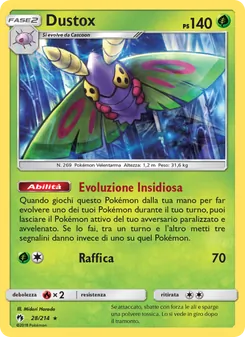 Carta Dustox dell'espansione Tuoni Perduti, numero 28/214