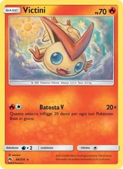Carta Victini dell'espansione Tuoni Perduti, numero 49/214