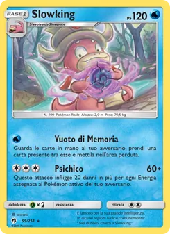 Carta Slowking dell'espansione Tuoni Perduti, numero 55/214