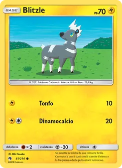 Carta Blitzle dell'espansione Tuoni Perduti, numero 81/214