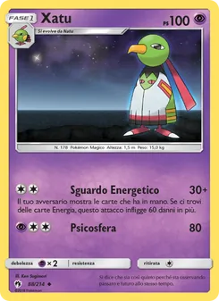 Carta Xatu dell'espansione Tuoni Perduti, numero 88/214