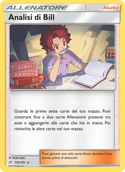 Carta Analisi di Bill dell'espansione Gioco di Squadra, numero 133/181