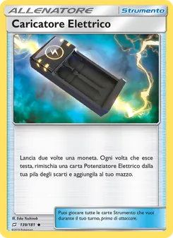 Carta Caricatore Elettrico dell'espansione Gioco di Squadra, numero 139/181