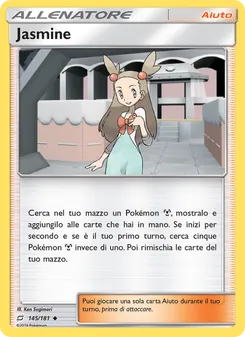 Carta Jasmine dell'espansione Gioco di Squadra, numero 145/181