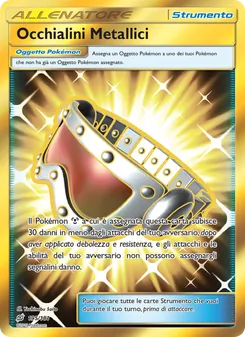 Carta Occhialini Metallici dell'espansione Gioco di Squadra, numero 195/181