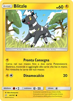 Carta Blitzle dell'espansione Gioco di Squadra, numero 44/181