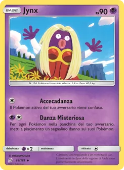 Carta Jynx dell'espansione Gioco di Squadra, numero 68/181