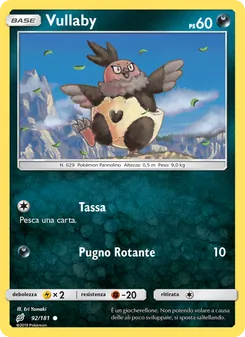 Carta Vullaby dell'espansione Gioco di Squadra, numero 92/181