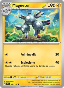 Carta Magneton dell'espansione Scarlatto e Violetto, numero 064/198