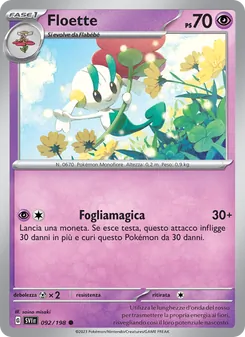 Carta Floette dell'espansione Scarlatto e Violetto, numero 092/198