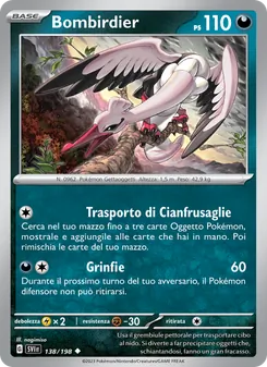 Carta Bombirdier dell'espansione Scarlatto e Violetto, numero 138/198
