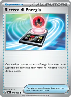 Carta Ricerca di Energia dell'espansione Scarlatto e Violetto, numero 172/198