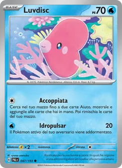 Carta Luvdisc dell'espansione Evoluzioni a Paldea, numero 047/193