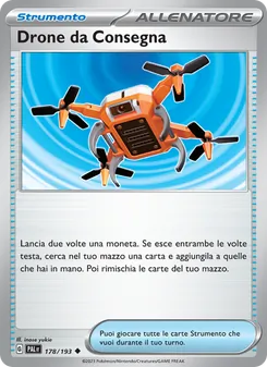 Carta Drone da Consegna dell'espansione Evoluzioni a Paldea, numero 178/193