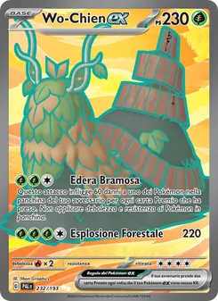 Carta Wo-Chien-ex dell'espansione Evoluzioni a Paldea, numero 232/193