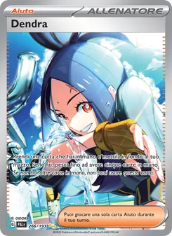 Carta Dendra dell'espansione Evoluzioni a Paldea, numero 266/193
