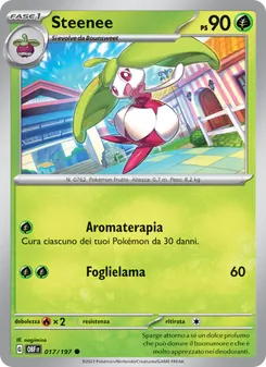 Carta Steenee dell'espansione Ossidiana Infuocata, numero 017/197
