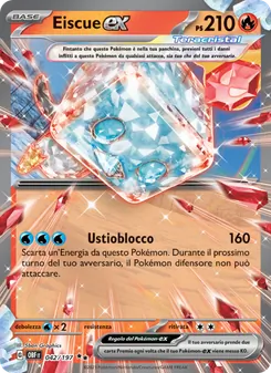 Carta Eiscue-ex dell'espansione Ossidiana Infuocata, numero 042/197
