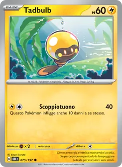 Carta Tadbulb dell'espansione Ossidiana Infuocata, numero 075/197