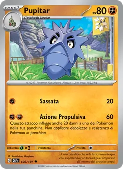Carta Pupitar dell'espansione Ossidiana Infuocata, numero 106/197