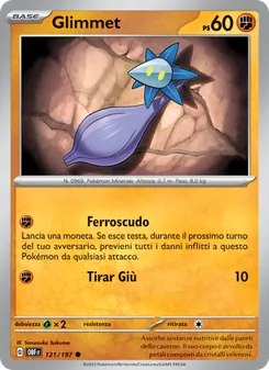 Carta Glimmet dell'espansione Ossidiana Infuocata, numero 121/197