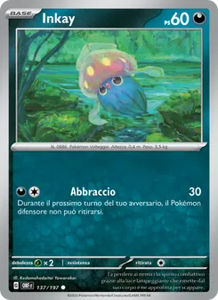 Carta Inkay dell'espansione Ossidiana Infuocata, numero 137/197