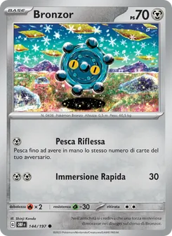 Carta Bronzor dell'espansione Ossidiana Infuocata, numero 144/197