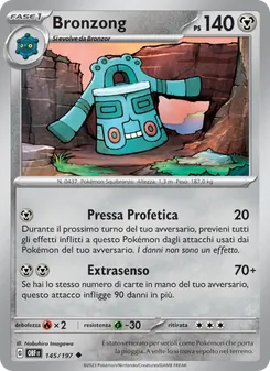 Carta Bronzong dell'espansione Ossidiana Infuocata, numero 145/197