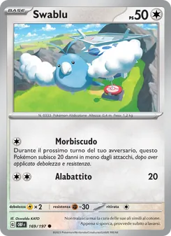 Carta Swablu dell'espansione Ossidiana Infuocata, numero 169/197