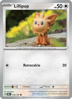 Carta Lillipup dell'espansione Ossidiana Infuocata, numero 170/197