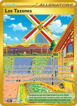 Carta Los Tazones dell'espansione Ossidiana Infuocata, numero 229/197