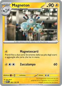 Carta Magneton dell'espansione 151, numero 082/165