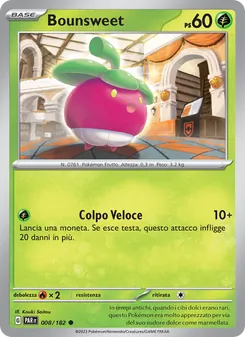Carta Bounsweet dell'espansione Paradosso Temporale, numero 008/182