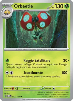 Carta Orbeetle dell'espansione Paradosso Temporale, numero 012/182