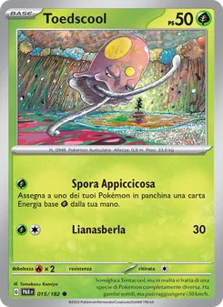 Carta Toedscool dell'espansione Paradosso Temporale, numero 015/182