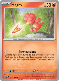 Carta Magby dell'espansione Paradosso Temporale, numero 019/182
