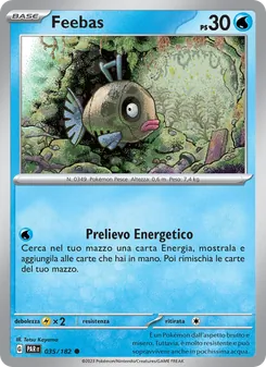 Carta Feebas dell'espansione Paradosso Temporale, numero 035/182